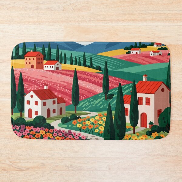 Item preview, Picturesque Tuscan countryside landscape designed and sold by Design4uStudio.