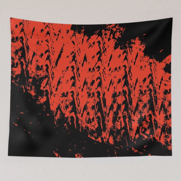 Item preview, Erupción Roja – Textura de Lava Abstracta designed and sold by pixelandpine.