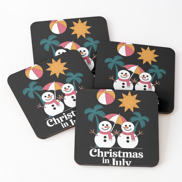 Item preview, Merry Christmas In July T Shirts Decoration Party Supplies designed and sold by Eskomeranola.