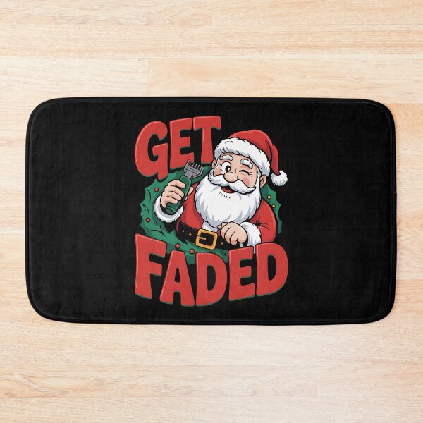 Item preview, Christmas Barber Get Faded designed and sold by BakeryDozen.