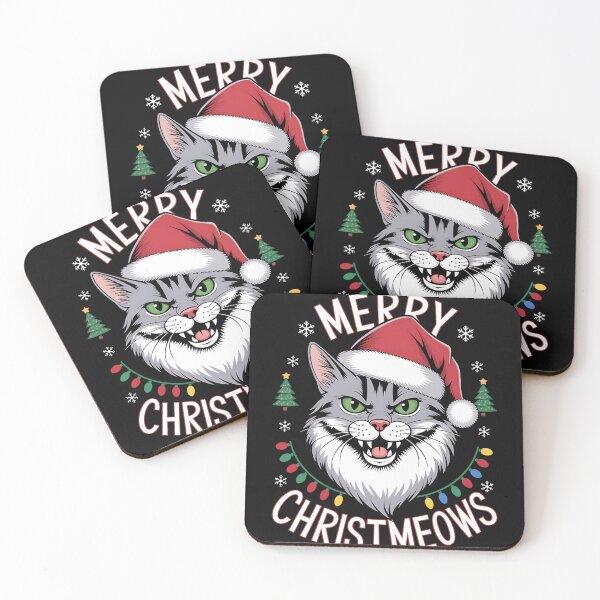 Item preview, Merry Christmeows Funny Christmas JollyCat Trees Santa Kids designed and sold by Eskomeranola.