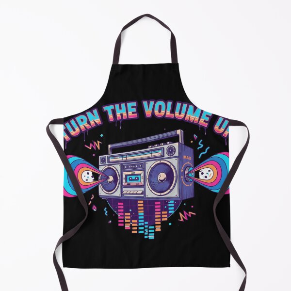 Item preview, Turn The Volume Up Retro Boombox - Motivational Music Meme Shirt designed and sold by GeniePixel.