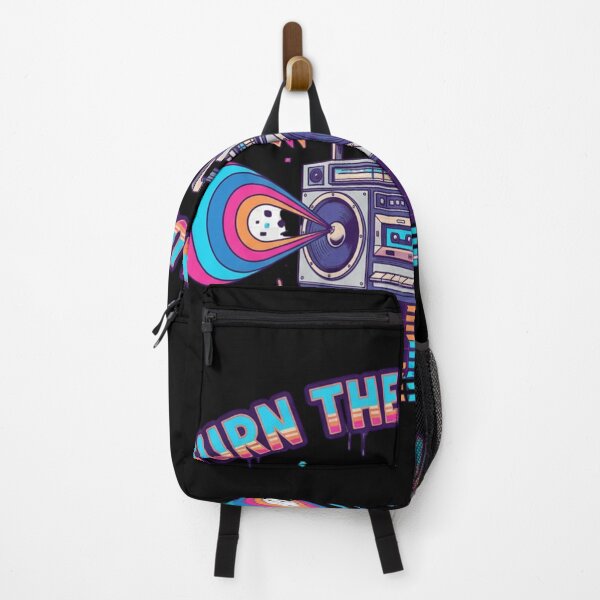 Item preview, Turn The Volume Up Retro Boombox - Motivational Music Meme Shirt designed and sold by GeniePixel.