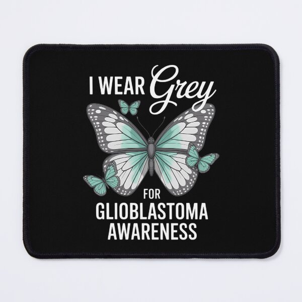 Item preview, I Wear Grey For Glioblastoma GBM Awareness designed and sold by HellD3vil-Art.