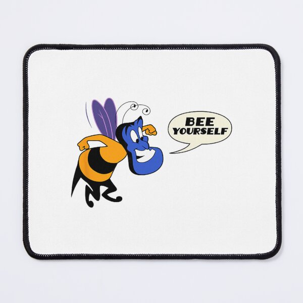 Item preview, Genie – Bee Yourself Positive Quote Cartoon Design designed and sold by Olivia Matteo.