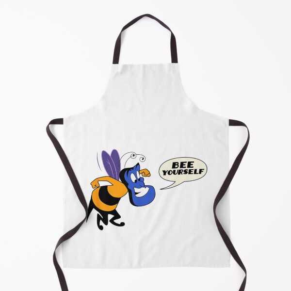 Item preview, Genie – Bee Yourself Positive Quote Cartoon Design designed and sold by Olivia Matteo.