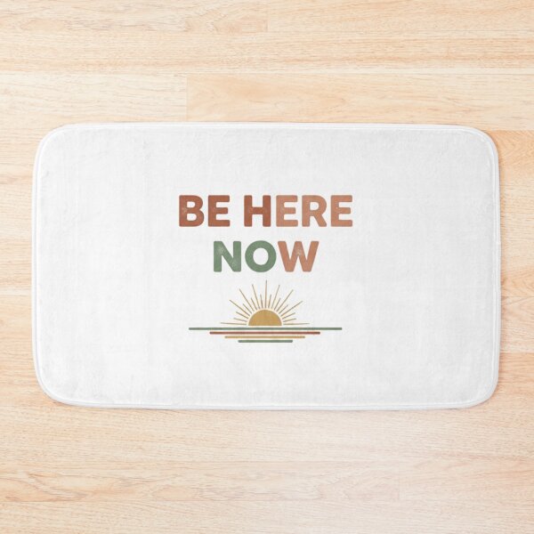 Item preview, BE HERE NOW T-shirt | Mindfulness, Presence and Vintage Aesthetic Tee designed and sold by MINIMA.LIGN.