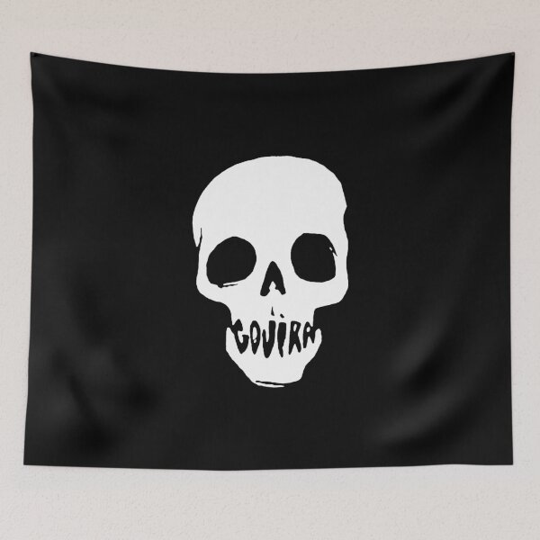 Item preview, White Silhouette Typography In Skull designed and sold by billiasbros.