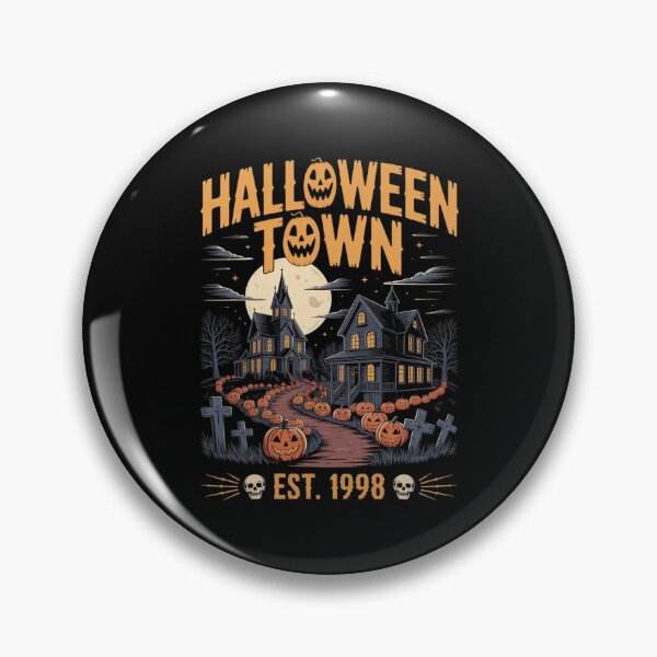 Item preview, Halloween Town Scene Pumpkin Graveyard Horror designed and sold by August4Laughs25.
