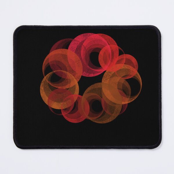 Item preview, Amber Circles – Geometric Abstract Flow designed and sold by pixelandpine.