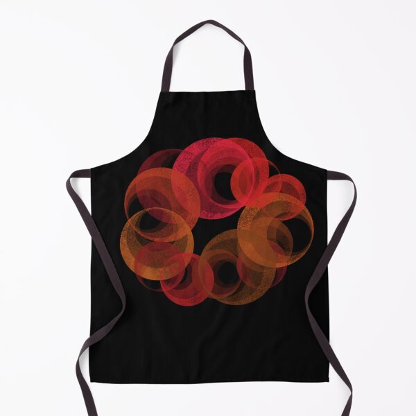 Item preview, Amber Circles – Geometric Abstract Flow designed and sold by pixelandpine.