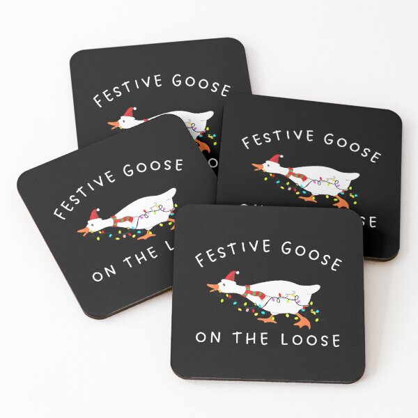 Item preview, The Festive Xmas Silly Funny Quote Loose On Goose Goose designed and sold by Rackaam777Art.