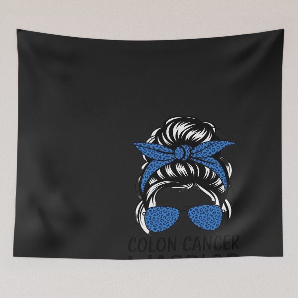 Item preview, Messy Bun Colon Cancer Warrior Colon Cancer Awareness designed and sold by Bstilablhot.