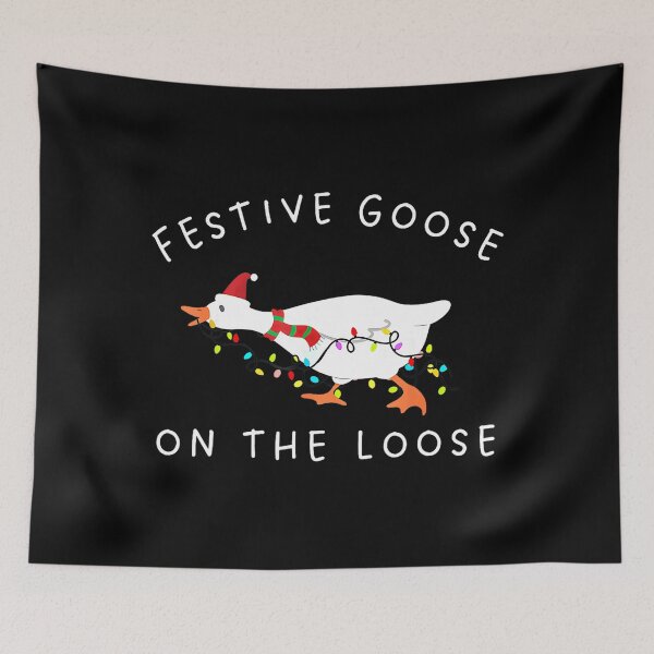 Item preview, The Festive Xmas Silly Funny Quote Loose On Goose Goose designed and sold by Rackaam777Art.