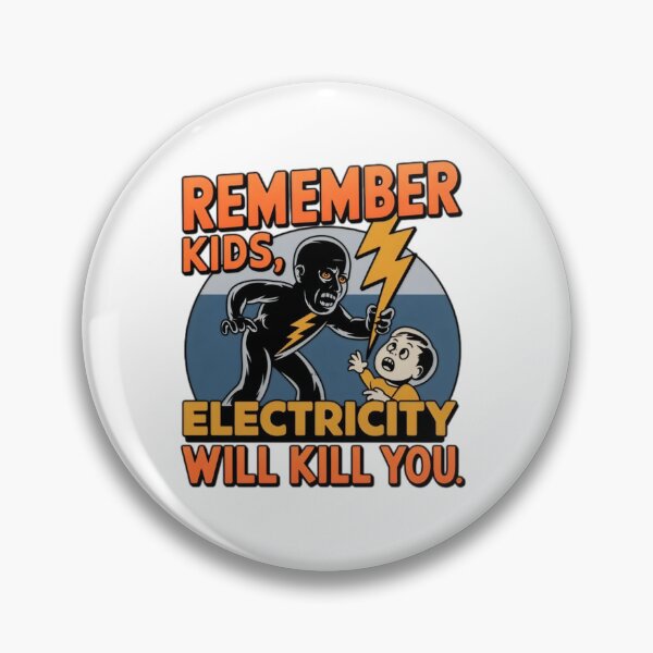 Item preview, Remember Kids Electricity Will Kill You   designed and sold by ichauodu.
