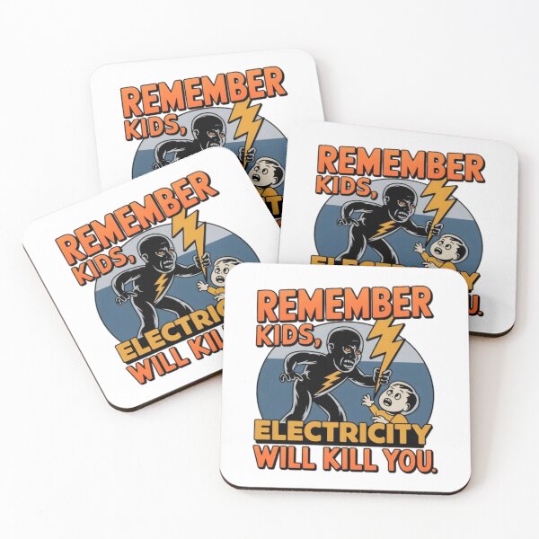 Item preview, Remember Kids Electricity Will Kill You   designed and sold by ichauodu.