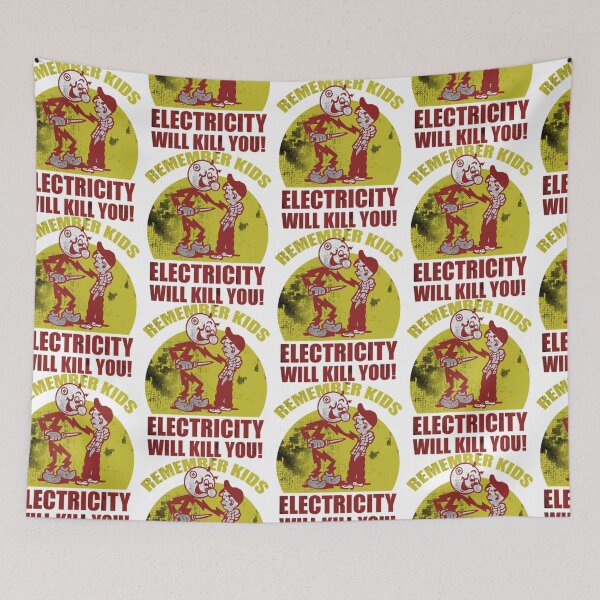 Item preview, Remember Kids Electricity Will Kill You   designed and sold by ichauodu.