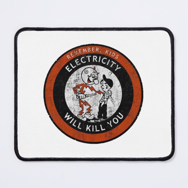 Item preview, Remember Kids Electricity Funny Vintage   designed and sold by ichauodu.
