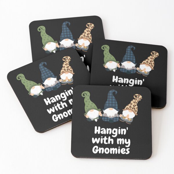 Item preview, My Gnomies Vintage Quote Holiday Happy Funny Hangin With designed and sold by Rackaam777Art.