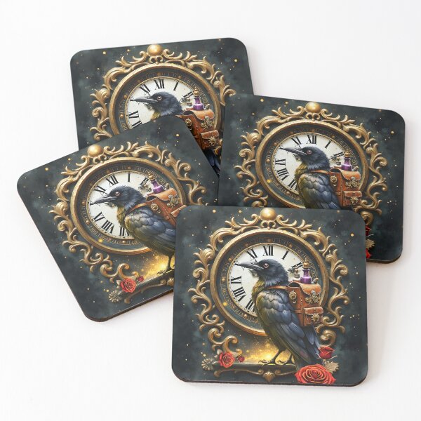 Item preview, The Raven’s Clockwork Delivery – Tales from the Feathered Courier.  designed and sold by nicky2342.