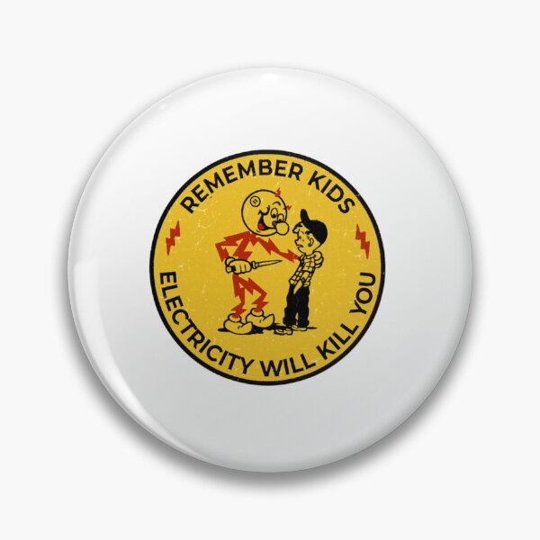 Item preview, Remember Kids Electricity Will Kill You Yellow Reddy Kilowatt designed and sold by ichauodu.