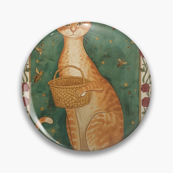 Artikelvorschau, Ingwer-Tabby-Imker Mittelalterliche Kunst entworfen und verkauft von PictorialWhimsy.