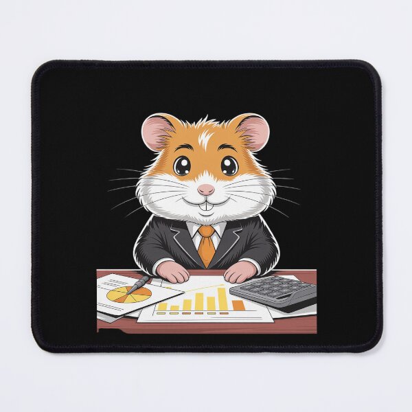 Item preview, Hamster Cute Holding Pen Writing Animal designed and sold by August4Laughs25.