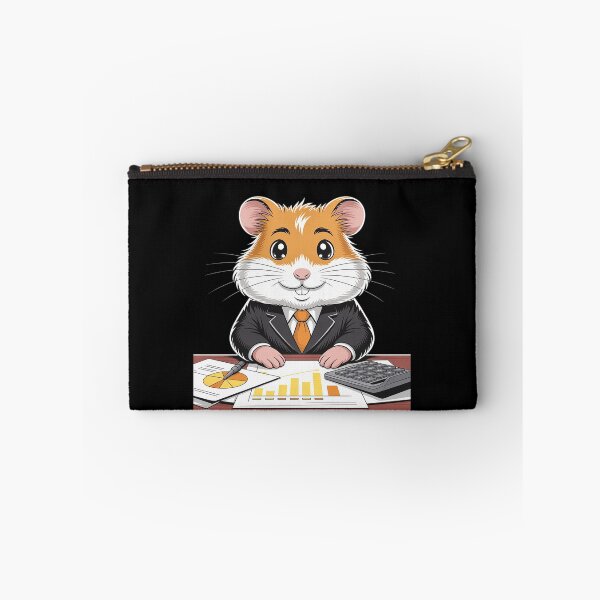 Item preview, Hamster Cute Holding Pen Writing Animal designed and sold by August4Laughs25.