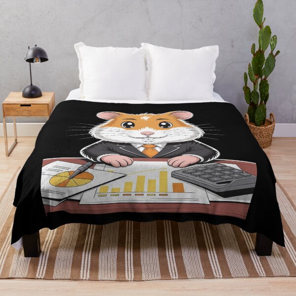 Item preview, Hamster Cute Holding Pen Writing Animal designed and sold by August4Laughs25.