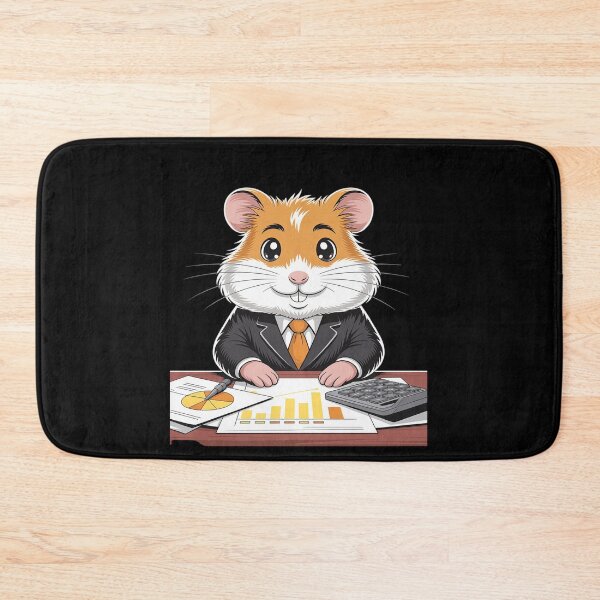 Item preview, Hamster Cute Holding Pen Writing Animal designed and sold by August4Laughs25.