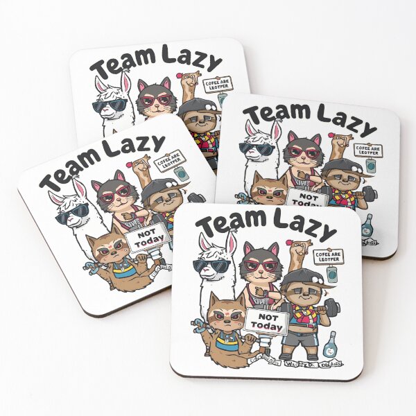 Item preview, Team Lazy – Not Today Squad designed and sold by HeavyFeatherz.