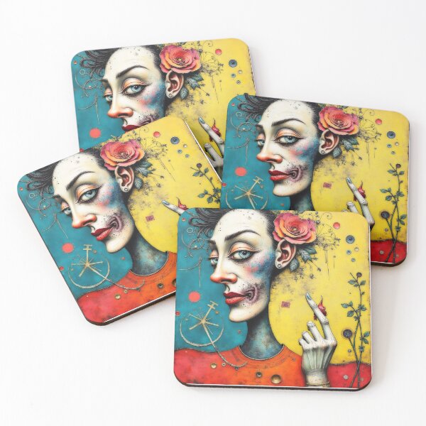 Item preview, Abstract Surrealistic Vibrant Water Paint Artwork Design designed and sold by Huskyyy Designs.