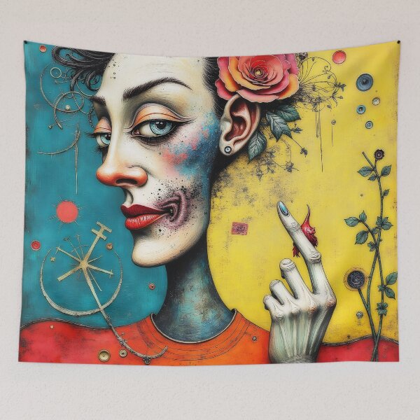 Item preview, Abstract Surrealistic Vibrant Water Paint Artwork Design designed and sold by Huskyyy Designs.