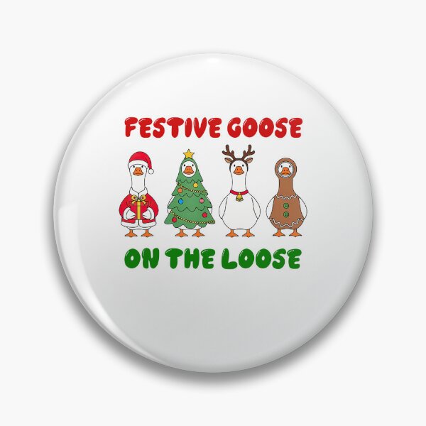 Item preview, The Silly Loose On Quote Festive Goose Xmas Funny Goose designed and sold by Rackaam777Art.