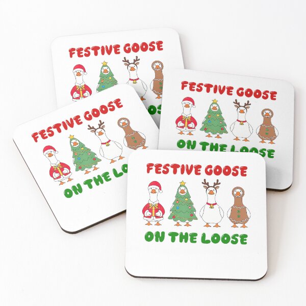 Item preview, The Silly Loose On Quote Festive Goose Xmas Funny Goose designed and sold by Rackaam777Art.