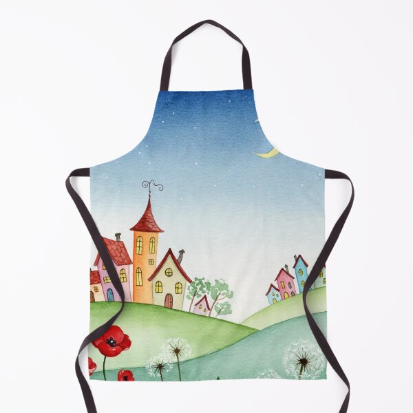 Item preview, Nighttime rural landscape designed and sold by Design4uStudio.