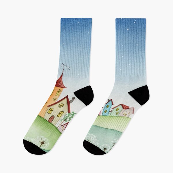 Item preview, Nighttime rural landscape designed and sold by Design4uStudio.