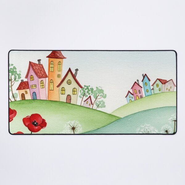 Item preview, Nighttime rural landscape designed and sold by Design4uStudio.
