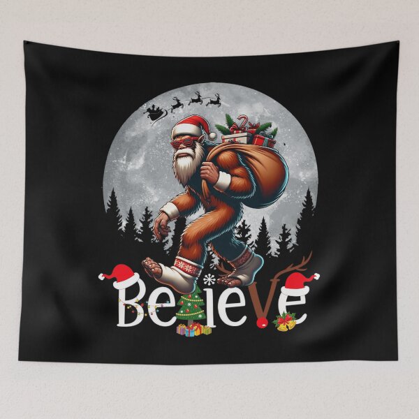Item preview, Tree Lights Festive Bigfoot Vintage Christmas Classic Christmas Holiday Retro designed and sold by FrankyTepper.