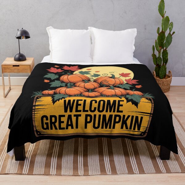 Item preview, Welcome Great Pumpkin designed and sold by Moon-Ape.