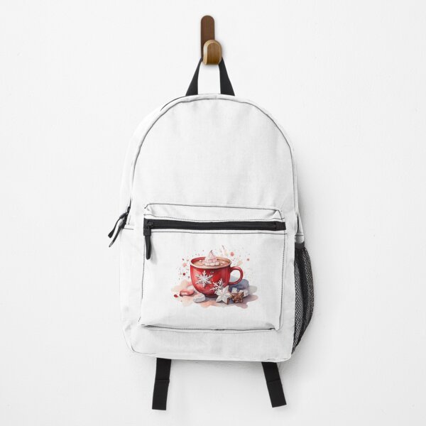 Item preview, Hot chocolate with marshmallows – Winter watercolor design designed and sold by Rose Design & Photos.