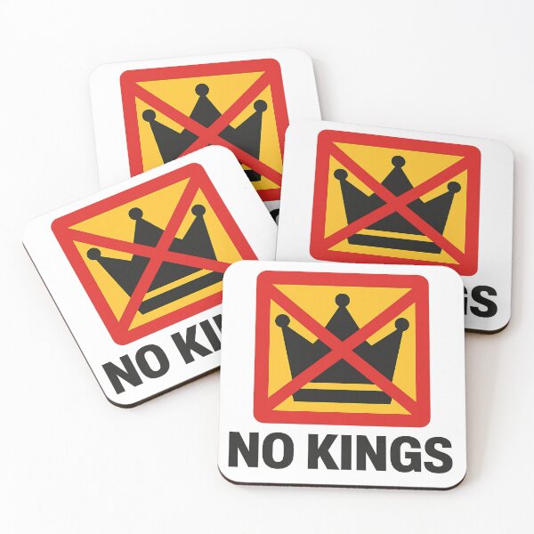 Item preview, No kings protest sign with crown in red circle isolated on transparent background, AI Generated designed and sold by dvoevnore.