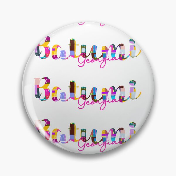 Item preview, Batumi, Georgia, Vibrant Abstract City Typography Art designed and sold by Wanderful-roads.