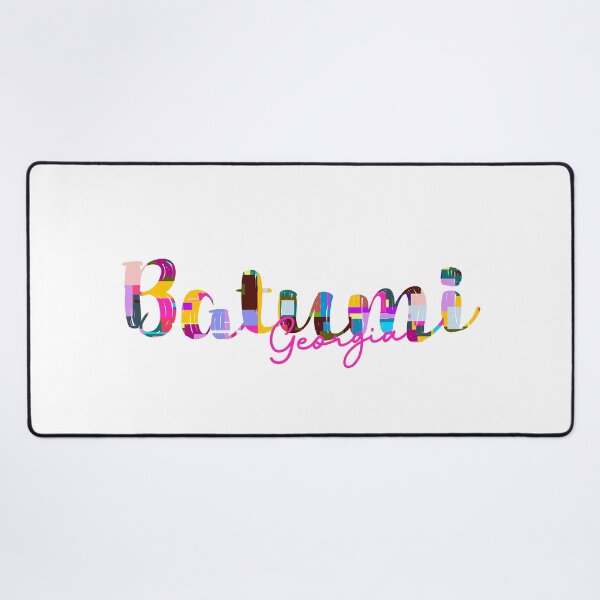 Item preview, Batumi, Georgia, Vibrant Abstract City Typography Art designed and sold by Wanderful-roads.