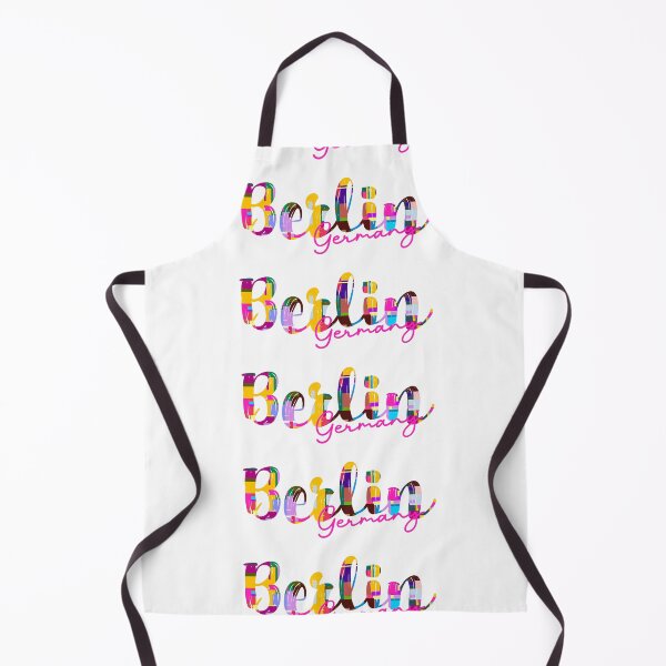 Item preview, Berlin, Germany, France, Vibrant Abstract City Typography Art designed and sold by Wanderful-roads.