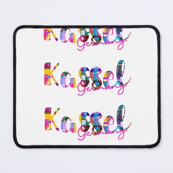 Item preview, Kassel, Germany, Vibrant Abstract City Typography Art designed and sold by Wanderful-roads.