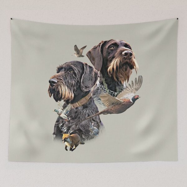 Item preview, German Wirehaired Pointer – The Ultimate Hunting Companion designed and sold by TammyHunterArt.