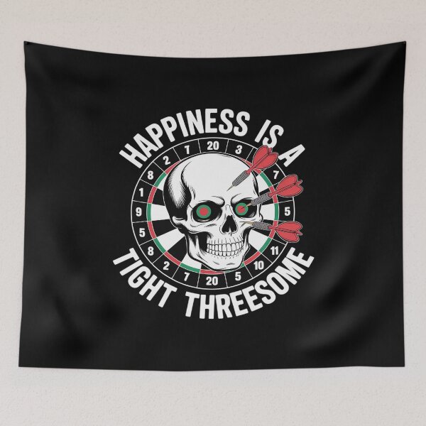 Item preview, Happiness is a Tight Threesome Darts in Skull Darts Player designed and sold by Idarmotar.