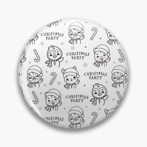 Item preview,  Cute Christmas animal drawing, kawaii fun coloring page for kids designed and sold by IrinaCuteLab.