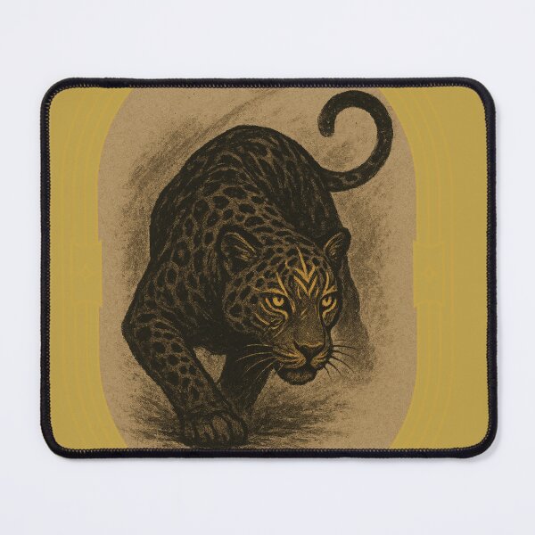 Item preview, Prowling Jaguar Focus – Art Deco Control designed and sold by SavannaStrikes.